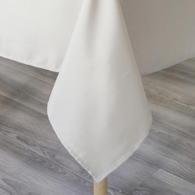 Taplak meja Makan putih 145x240 cm - Tablecloth - Table Cloth 145x240