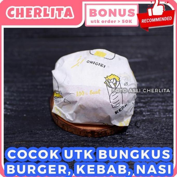 Kertas Nasi Motif Food Wrapper Laminasi Foodgrade Premium