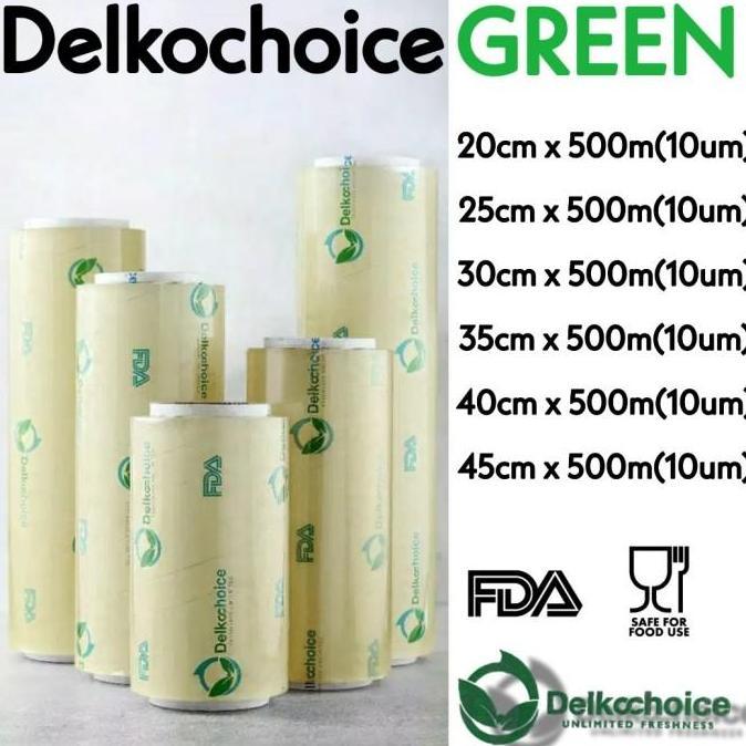 PLASTIK CLING WRAP - FOOD WRAPPING SEALER DELKOCHOICE 40CM X 500M