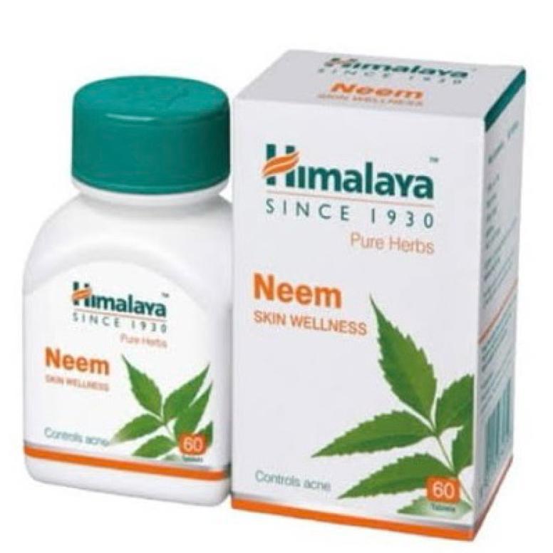 Ready Himalaya Neem Tablet Kapsul Herbal Anti Jerawat Infeksi Kulit  Eksim Bisul