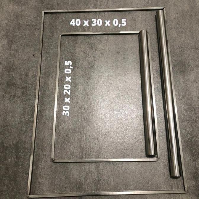 Cetakan bingkai perata adonan kue kering/Cetakan kue kering/Rolpin penggilingan adonan kue Stainless