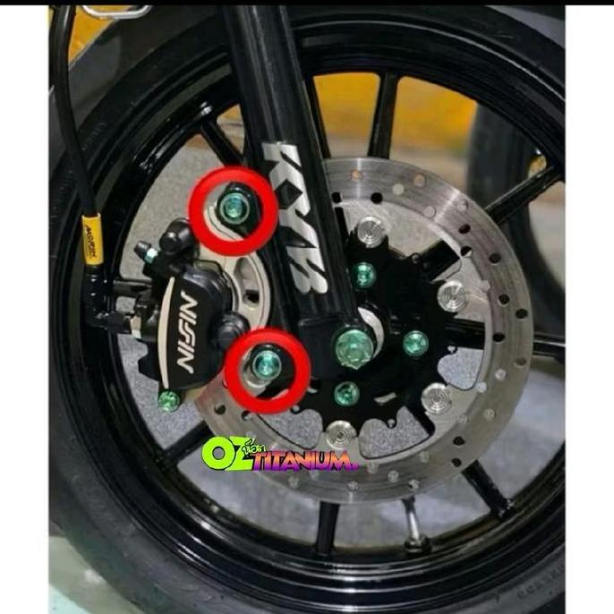 DISKON BAUT TITANIUM KALIPER YAMAHA MIO,NMAX,AEROX,NOUVO,JUPITER