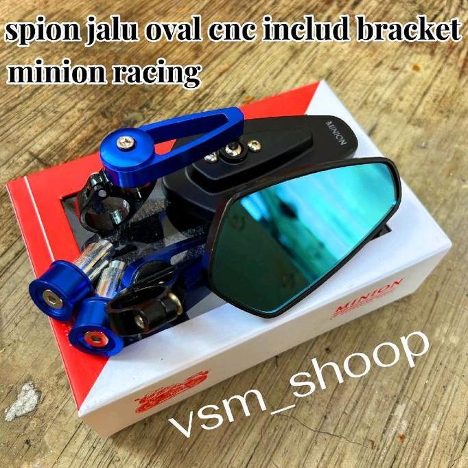 Spion Jalu Oval Include Bracket Spion Jalu Stang Motor Aerox N'Max Adv Dll Motorcycle Restock