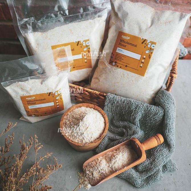 Whole Wheat Flour / Whole Meal Flour / Tepung Gandum Utuh 500 gr