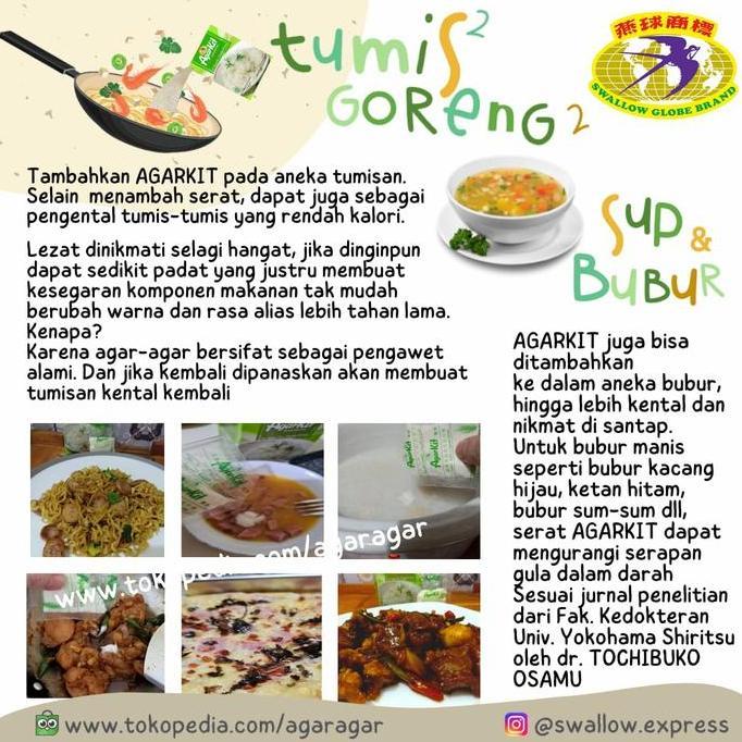 AgarKit bubuk agar-agar untuk campuran nasi