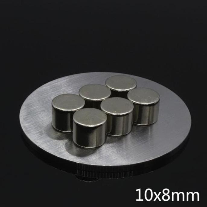 Magnet Neodymium Bulat Ketebalan 6mm dan 8mm