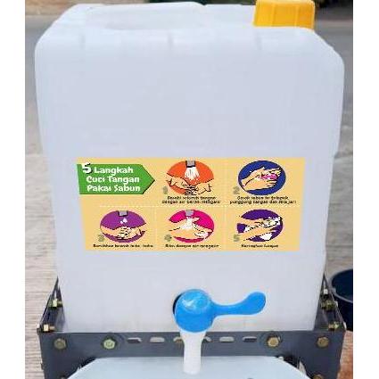 Jerigen Berikut Keran Tempat Tong air Keran