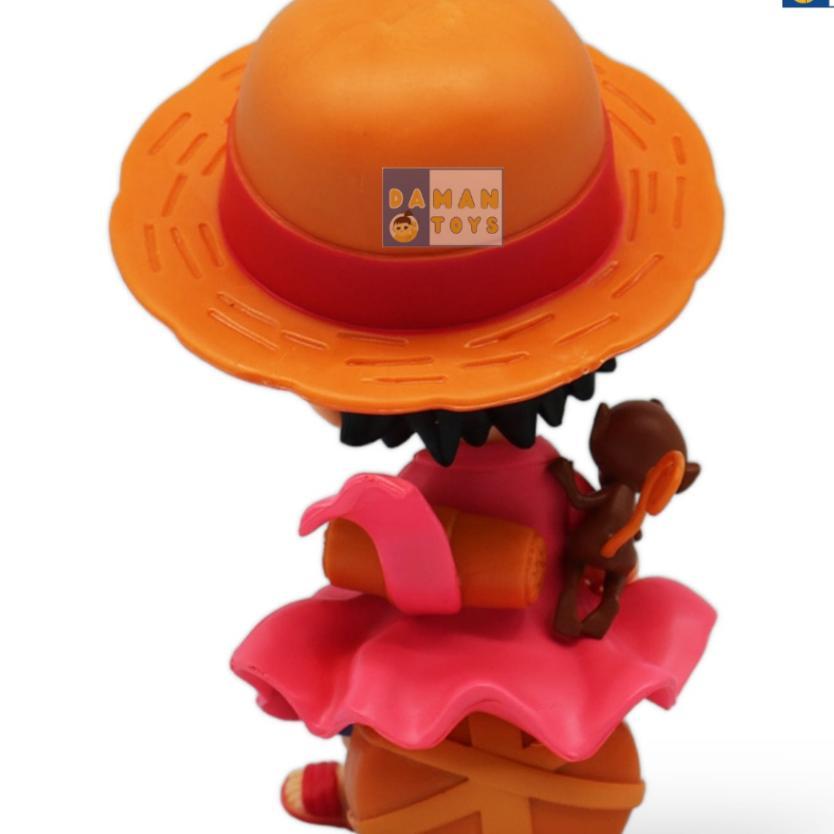 One Piece Action Figure Zoro Roronoa Resin Lufyy Koleksi Pajangan Anime