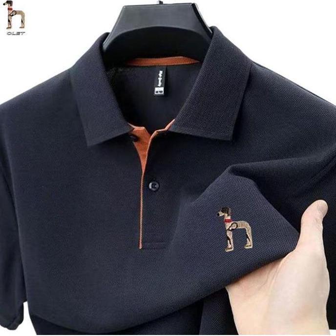 OLET Polo Shirt Pria Premium Nyaman dan Serbaguna Baju Kaos Pria Polos lengan pendek Kaos Polo Desai