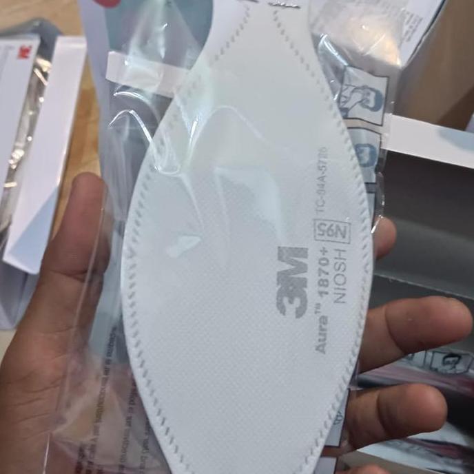 Ready 3M Aura 1870+ Masker N95 Surgical Mask isi 20