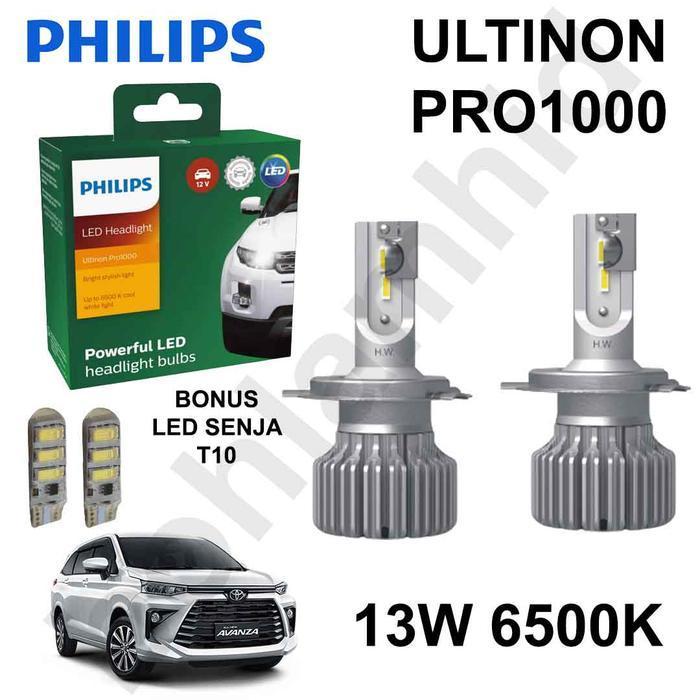 Lampu Led Avanza Xenia 2012-2021 Philips Ultinon Pro1000 Bohlam Led New Stok