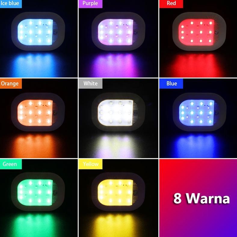 HOT SALE SEAMETAL Lampu Dalam Mobil Led Plafon Lampu Led Indoor Wireless Touch Light Lampu Dalam Mob
