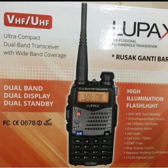 Murah Ht Lupax Uv5Ra Dual Band Transceiver With Wide Band Coverage