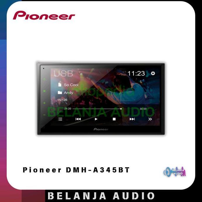 Grosir Pioneer Dmh-A345Bt A345Bt Double Din Pioneer Garansi Resmi
