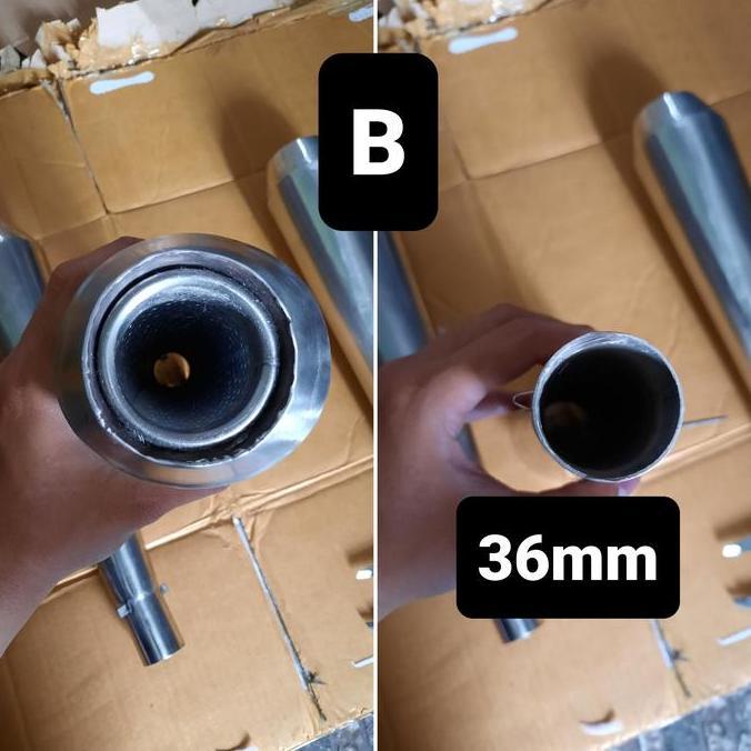 Grosir Silincer Knalpot Stainles Motor Custom Kustom W175 Japstyle Caferacer