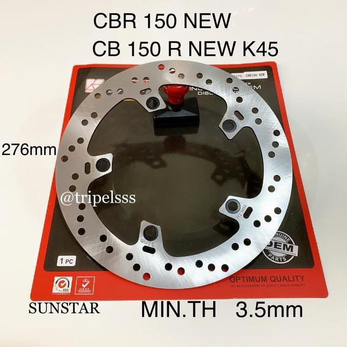 Piringan Cakram Depan Cbr 150 New / Cbr 150 Facelift / Cb 150 R New K45