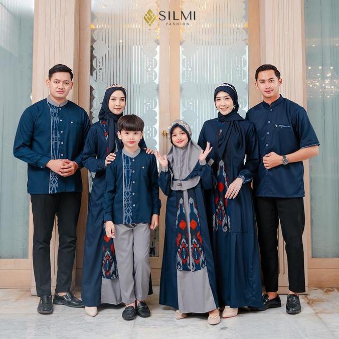 Silmi | Rengganis Family - Gamis Couple Pasangan - Sarimbit Couple Keluarga - Gamis Kondangan Couple