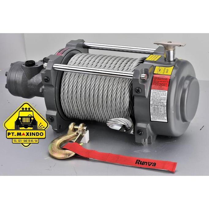 Grosir Runva Hydraulic Winch Hwn-12000 Kapasitas 5,4 Ton
