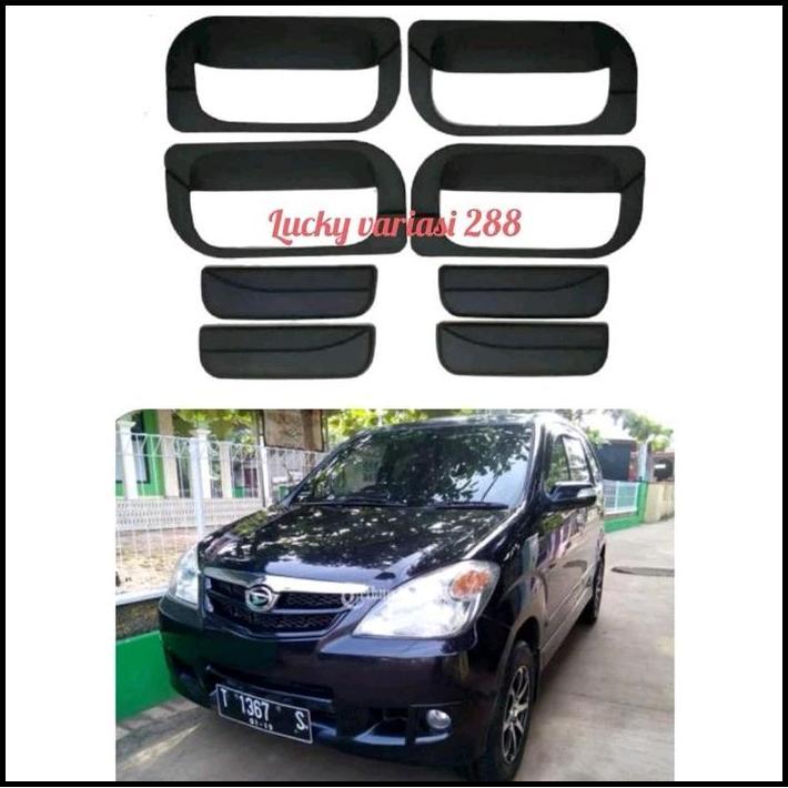 DISKON COVER HANDLE OUTER AVANZA XENIA 2004 2005 2006 2007 2008 2009 2010 2011 TRD SPORTIVO HITAM DO
