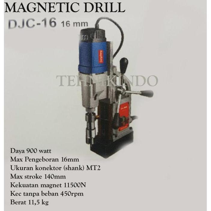 Mesin Bor Magnetic / Magnetic Drill Dongcheng Type Djc-16