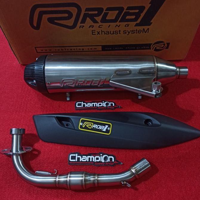 Sale Knalpot Standar Racing Stainless Cup V Rob1 Mio Sporty Mio Smile