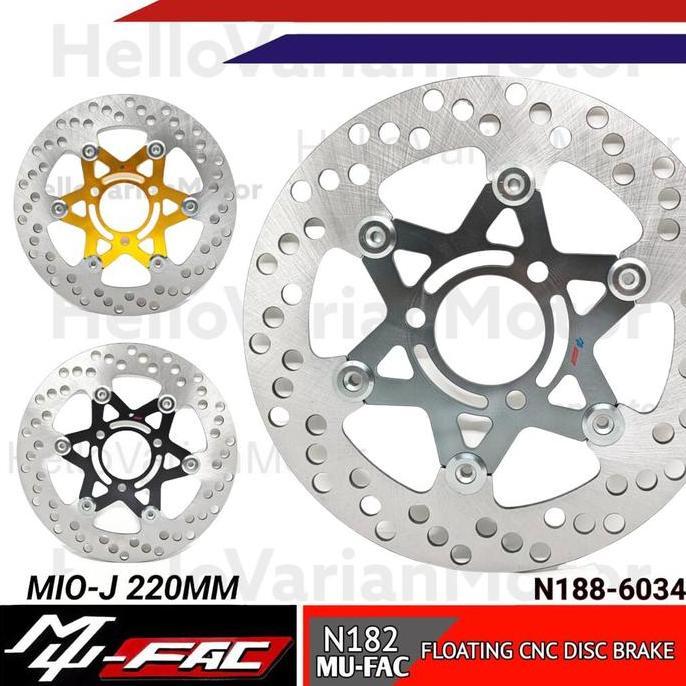 Cakram Depan Mufac Floating Disc Mio J 3 Lubang 220Mm N188