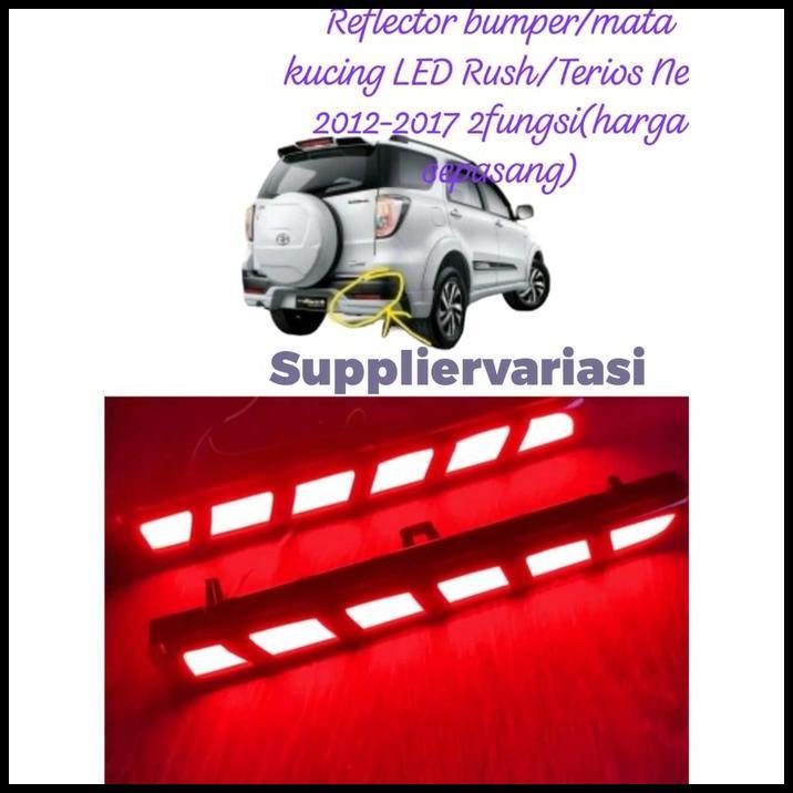 DISKON LAMPU REFLECTOR BUMPER BELAKANG RUSH/TERIOS 2012-2017 / LUXIO VARIANT 