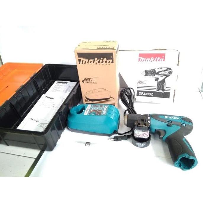 Set Bor Baterai Makita Df330Dz + Charger + Toolbox - Makita Power Tool