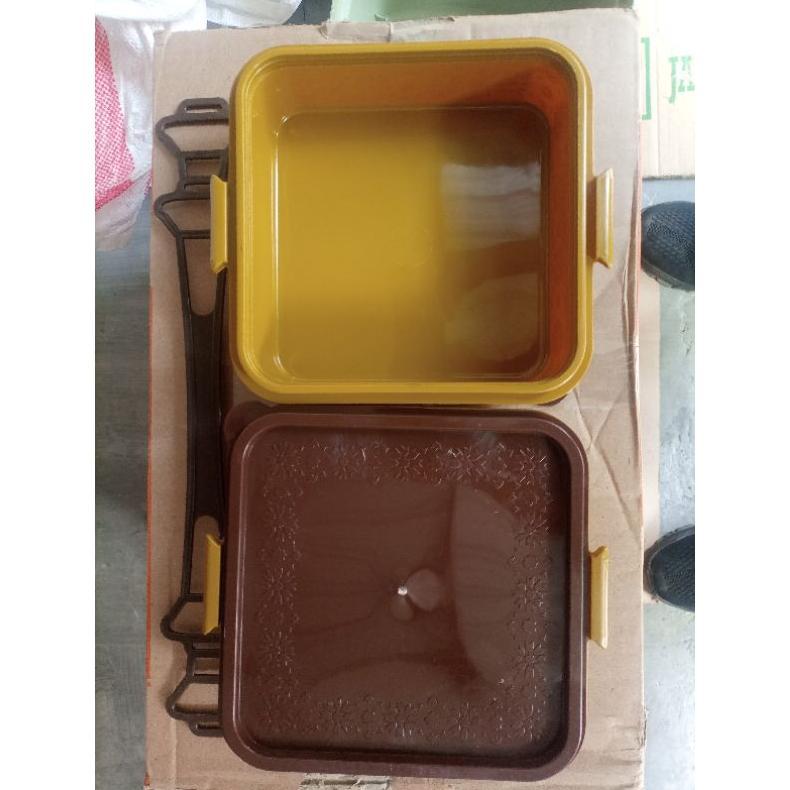 pengiriman cepat RANTANG SUSUN 2 KOTAK REJEKI / RANTANG SUSUN 2 MURAH / RANTANG HAJATAN  SUSUN 2