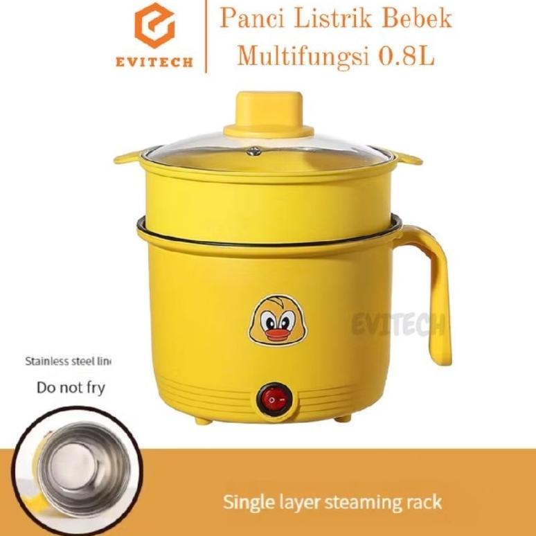 Discount Rice Cooker Mini Panci Bebek Elektrik Kukusan Penanak Nasi Otomatis 1 Liter Bisa Buat Masak