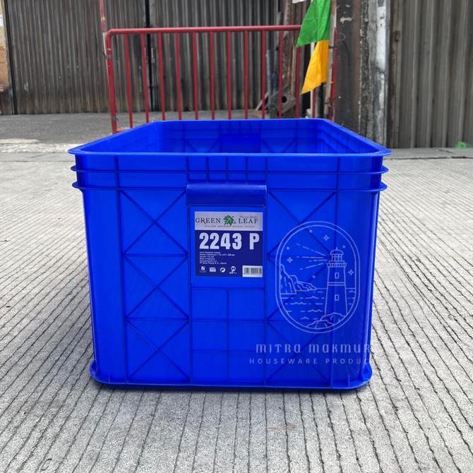 GREEN LEAF - KONTAINER INDUSTRI 2243 P CONTAINER BOX RAPAT BAK INDUSTRI BAK TAHU KODE 2243 P GREEN L