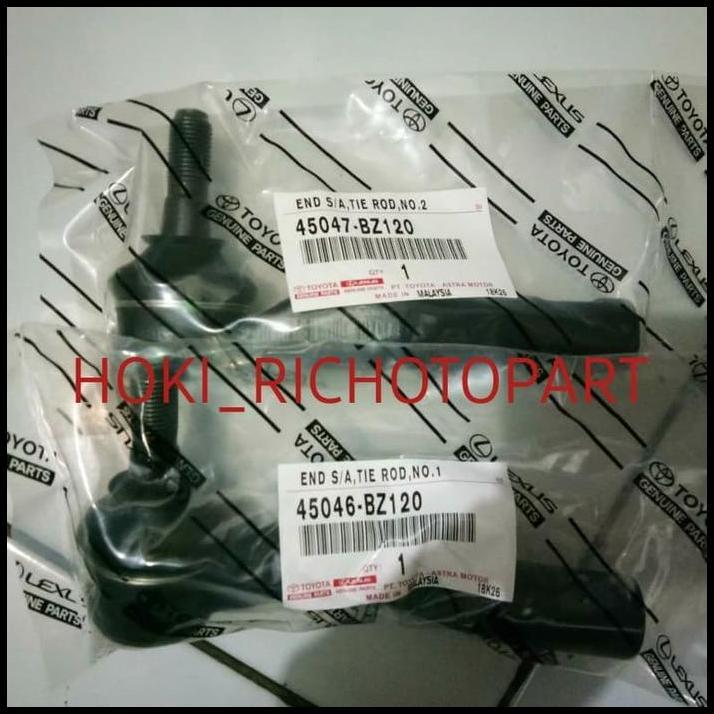 TERLARIS TIE ROAD,RACK END AVANZA ,XENIA 45046-BZ120 DAN 45047-BZ120 