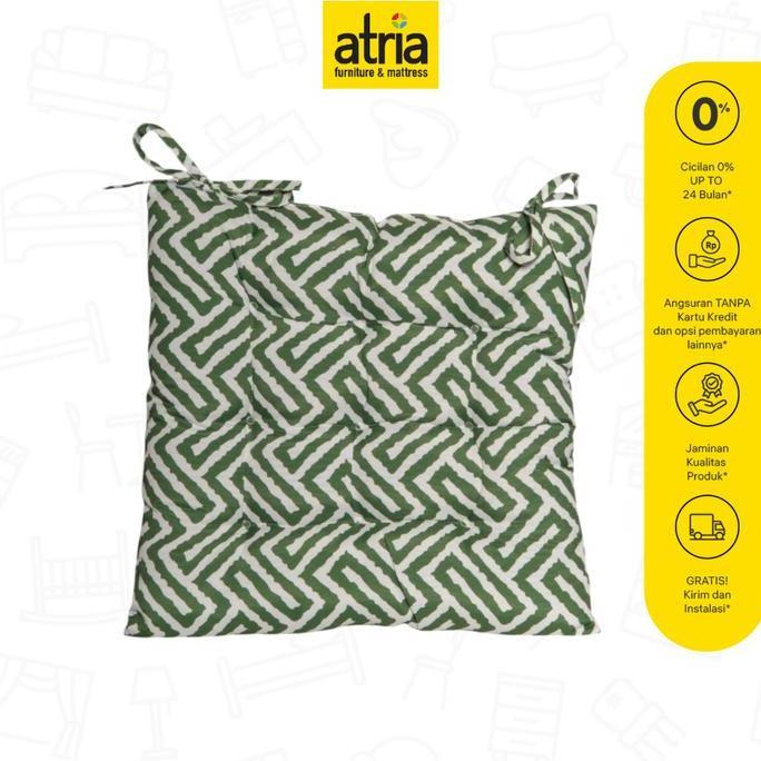 Atria Chairpad Bantal Duduk Motif Zigzag 43X43CM