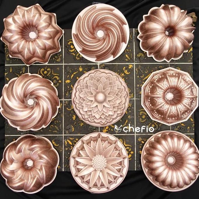 Promo Chefio Loyang Sultan Premium Granite Rose Gold