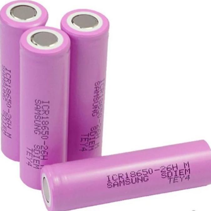 SAMSUNG 2600MAH 26F DAYA ASLI BATERAI LITHIUM  SDI BATTERY ICR 18650 DRONE PENGISI