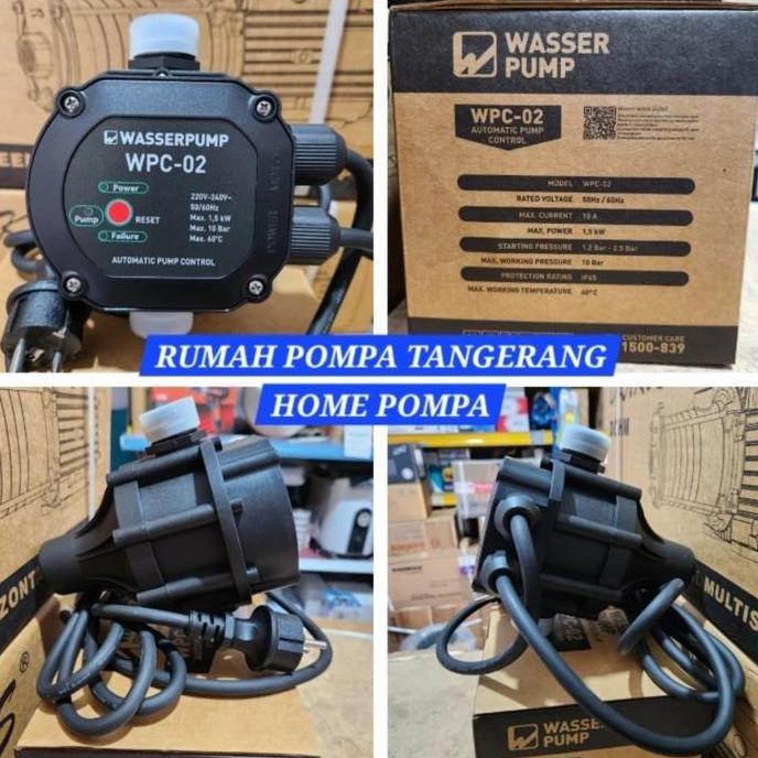 Grosir Automatic Pressure Control Wasser Wpc 02 Otomatis Pompa Air Apc Wasser Wpc-02