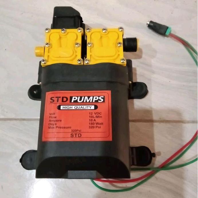 Grosir Pompa Doble Pump 12V 320 Psi / Pompa Steam Doble Soket Drat 320 Psi