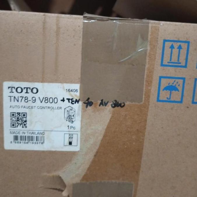 Murah Toto Kran Sensor Wastafle Ten40An V800 Tn78-9 V800 Baterai Kondisi Baru Dengan Kabel Dan Senso