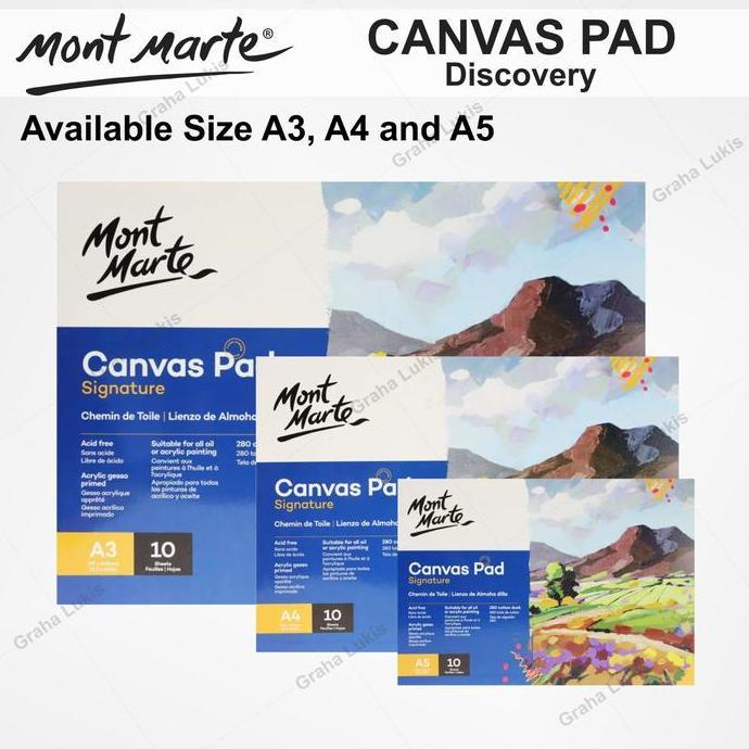 Mont Marte Canvas Pad Acid Free