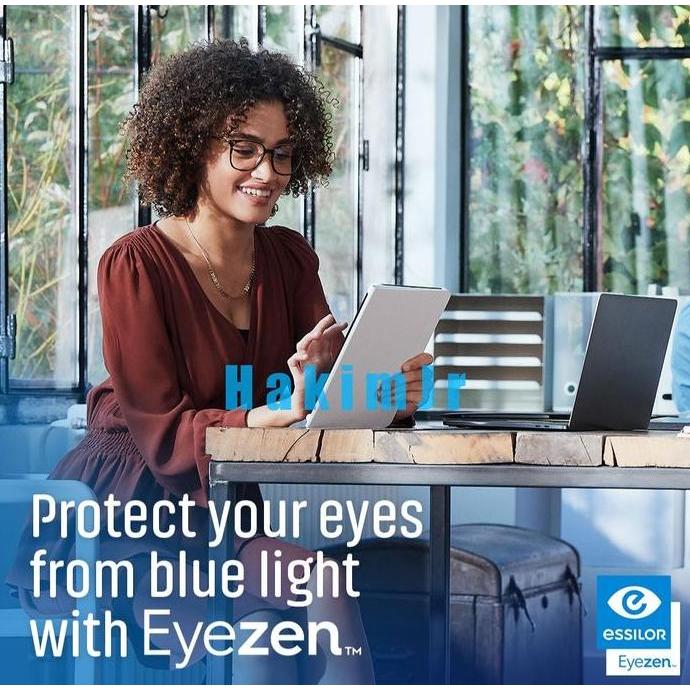 Lensa Kacamata Essilor Eyezen Start / Boost / Kids Blue UV Capture
