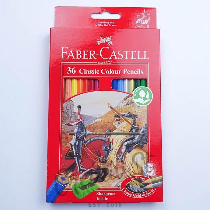 Faber Castell Faber-Castell Pensil Warna WaterColour 36 Warna Aquarelle Color Pencil