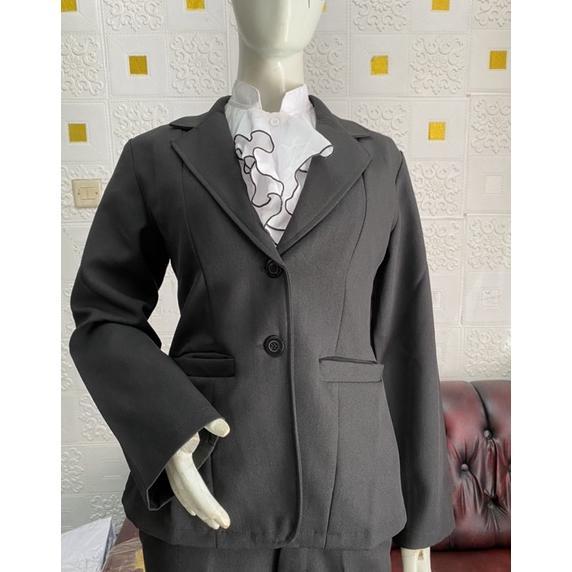 BESTPROMO Blazer wanita Jas Formal wanita Blazer formal wanita Blazer kerja blazer kantor wanita for