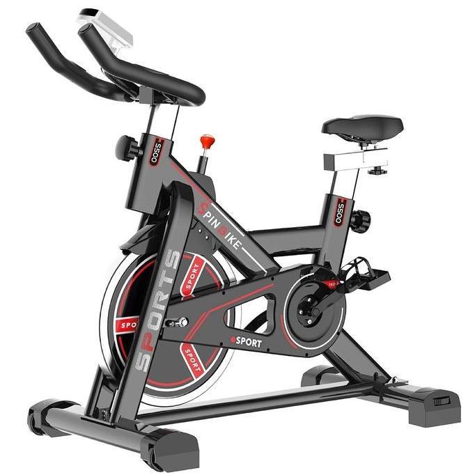 LYNVIOND Sepeda Statis Spinning Bike S500 Alat Olahraga Gym Fitness Cardio Kaki Kursi Otot  Perut Sp