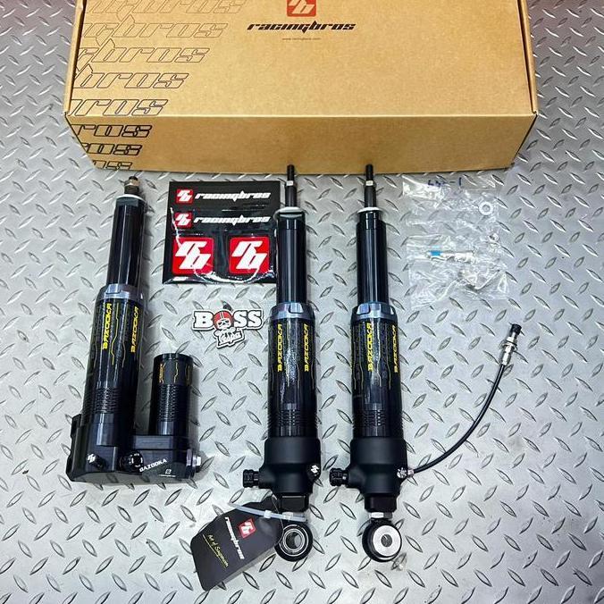 ZISIMAHE Shock Tabung Bazooka Racingbros Front & Rear Vespa GT Series GTS GTV