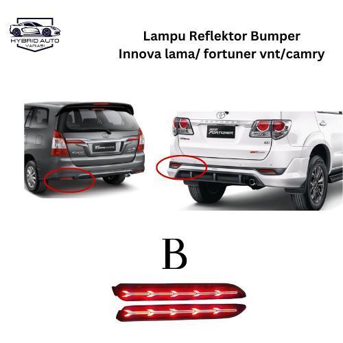Lampu Reflektor Bumper Innova Lama Old 2008-2015 Fortuner Vnt Camry 2006-2014 Mata Kucing Led Akseso