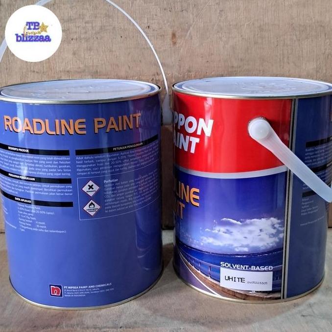 Ofisu- Roadline Paint 5Kg Nippon Paint Cat Roadline 5Kg Nippon Paint Cat Marka Jalan Cat Jalan Nippo
