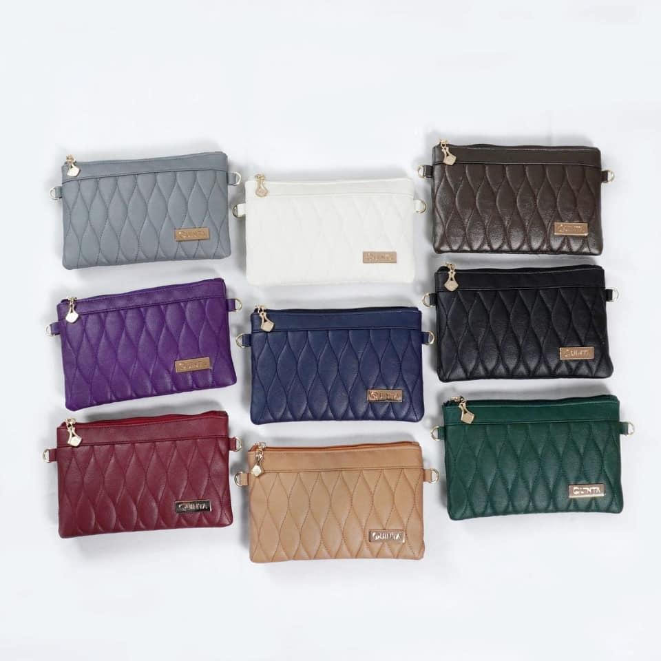 Quinta New Keinarra Pouch Tas Dompet Handphone Uang Kartu Tas Dua Fungsi Tas Dompet Wanita Tas Hpo