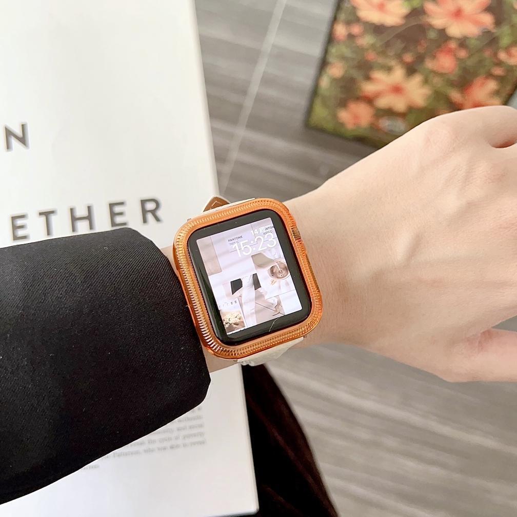TERMURAH Case Apple Watch Silicon PC 38 40 41 44 42 45mm iWatch Series 7/SE/6/5/4/3/2/1