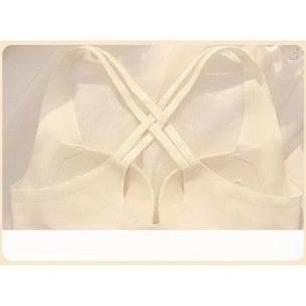 Farahamel12 - Bh Wanita Bra Busa Tebal Bh Push Up Seamless Kaitan Depan Tanpa Kawat Tali Silang Nyam