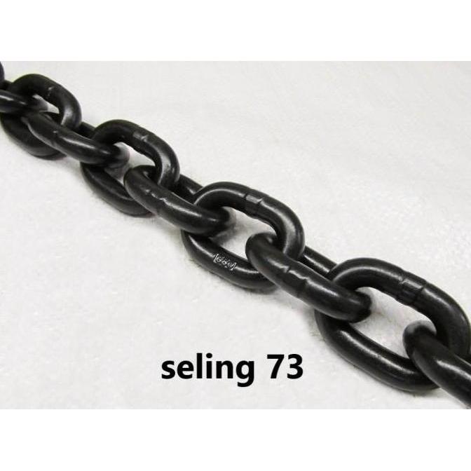 Rantai Baja G80 10mm / Chain Block 10mm / Rantai Baja HItam 10mm